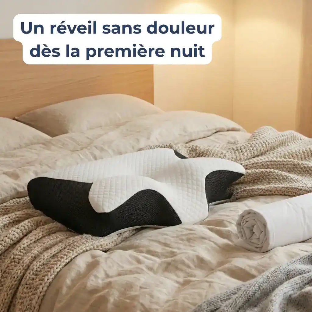 Oreiller Ergonomique – Alignement cervical, réveil sans douleur